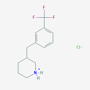 3-(3-Trifluoromethyl-benzyl)-piperidine hydrochloride - 