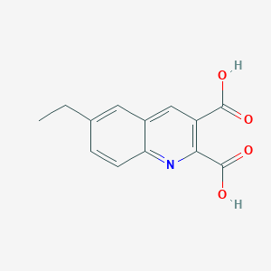 6-Ethylquinoline-2,3-dicarboxylic acid - 92513-46-7