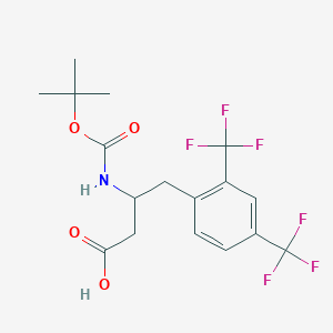 3-(Boc-amino)-4-[2,4-bis(trifluoromethyl)phenyl]butyric Acid - 