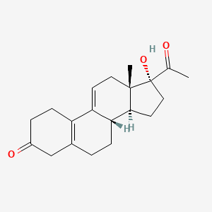 (8S,13S,14S,17R)-17-acetyl-1,2,7,8,13,15,16,17-octahydro-17-hydroxy-13-methyl-4H-cyclopenta[a]phenanthren-3(6H,12H,14H)-one - 