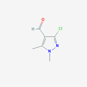 3-Chloro-1,5-dimethyl-1H-pyrazole-4-carbaldehyde - 