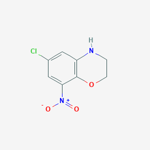6-chloro-8-nitro-3,4-dihydro-2H-1,4-benzoxazine - 