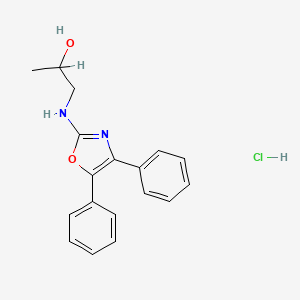 4,5-Diphenyl-2-((2-hydroxypropyl)amino)oxazole hydrochloride - 20503-77-9