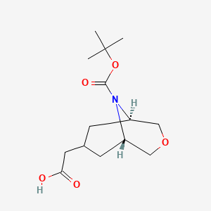 9-Boc-3-oxa-9-aza-bicyclo[3.3.1]nonane-7-acetic acid - 