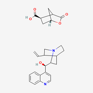 (R)-(5-ethenyl-1-azabicyclo[2.2.2]octan-2-yl)-quinolin-4-ylmethanol;(1R,5R)-3-oxo-2-oxabicyclo[2.2.1]heptane-5-carboxylic acid - 