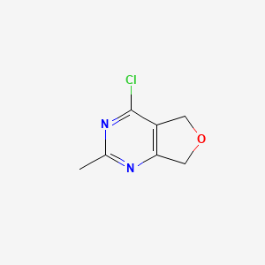 4-Chloro-5,7-dihydro-2-methylfuro[3,4-D]pyrimidine - 