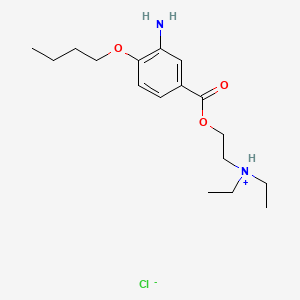 2-(3-amino-4-butoxybenzoyl)oxyethyl-diethylazanium;chloride - 35288-47-2