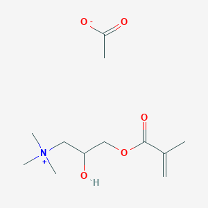 2-Hydroxy-N,N,N-trimethyl-3-[(2-methylacryloyl)oxy]propan-1-aminium acetate - 178059-69-3