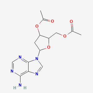 9-(3,5-Di-o-acetyl-2-deoxypentofuranosyl)-9h-purin-6-amine - 17318-24-0