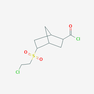 5-((2-Chloroethyl)sulphonyl)bicyclo(2.2.1)heptane-2-carbonyl chloride - 21912-24-3