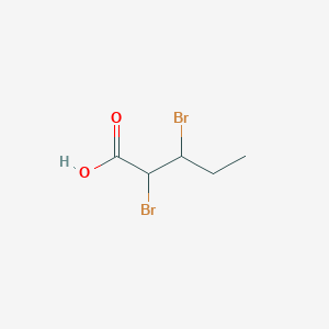 2,3-Dibromopentanoic acid - 139185-84-5