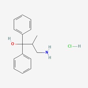 1,1-Diphenyl-2-methyl-3-aminopropanol hydrochloride - 33887-05-7