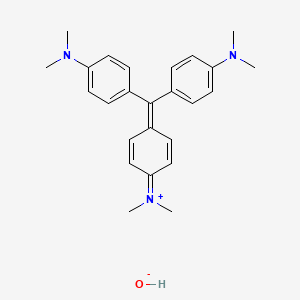 (4-(Bis(4-(dimethylamino)phenyl)methylene)-2,5-cyclohexadien-1-ylidene)dimethylammonium hydroxide - 35919-71-2