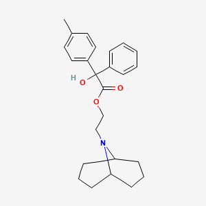 9-(2-Hydroxyethyl)-9-azabicyclo(3.3.1)nonane p-methylbenzilate - 1927-09-9