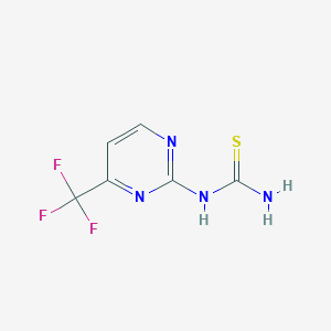 (4-Trifluoromethyl-pyrimidin-2-yl)-thiourea - 