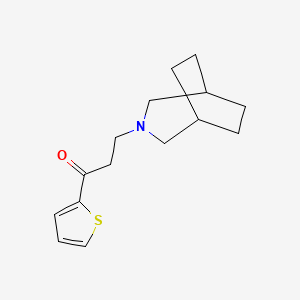 3-(3-Azabicyclo[3.2.2]non-3-yl)-1-(2-thienyl)-1-propanone - 