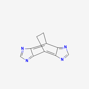3,5,9,11-tetrazatetracyclo[5.5.2.02,6.08,12]tetradeca-1,3,5,7,9,11-hexaene - 339086-56-5