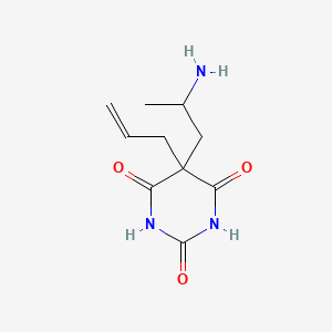 Barbituric acid, 5-allyl-5-(2-aminopropyl)- - 14321-29-0