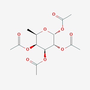 [(2R,3S,4S,5R,6R)-4,5,6-triacetyloxy-2-methyloxan-3-yl] acetate - 