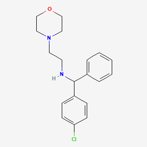 4-(2-(alpha-(p-Chlorophenyl)benzylamino)ethyl)morpholine - 23892-47-9