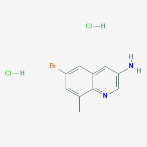 3-Amino-6-bromo-8-methylquinoline dihydrochloride - 
