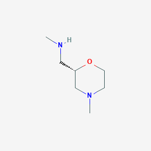 (S)-N-methyl-1-(4-methylmorpholin-2-yl)methanamine - 