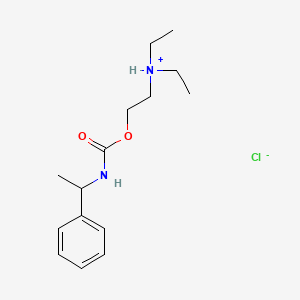 2-(Diethylamino)ethyl (alpha-methylbenzyl)carbamate hydrochloride - 100836-54-2