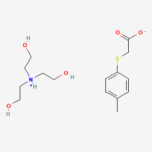 (4-Methylphenylthio)acetic acid triethanolamine - 102582-88-7