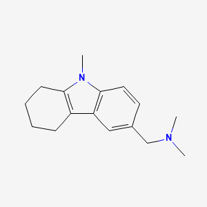 Carbazole, 1,2,3,4-tetrahydro-6-(dimethylaminomethyl)-9-methyl- - 101418-10-4