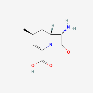 (4S,6R,7S)-7-amino-4-methyl-8-oxo-1-azabicyclo[4.2.0]oct-2-ene-2-carboxylic acid - 76497-75-1