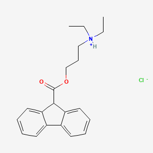 3-(Diethylamino)propyl 9-fluorenecarboxylate hydrochloride - 25394-20-1