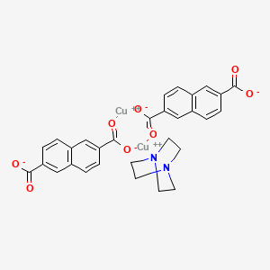dicopper;1,4-diazabicyclo[2.2.2]octane;naphthalene-2,6-dicarboxylate - 