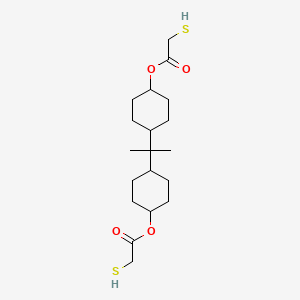 (1-Methylethylidene)di-4,1-cyclohexanediyl bis(mercaptoacetate) - 24293-41-2