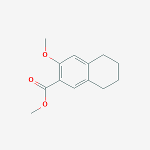 6-Methoxy-7-methoxycarbonyl-1,2,3,4-tetrahydronaphthalene - 