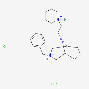 3-Benzyl-9-(2-piperidinoethyl)-3,9-diazabicyclo(3.3.1)nonane dihydrochloride - 23462-13-7