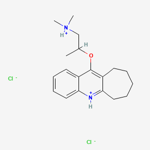 6H-Cyclohepta(b)quinoline, 11-(2-(dimethylamino)-1-methylethoxy)-7,8,9,10-tetrahydro-, dihydrochloride - 5231-42-5