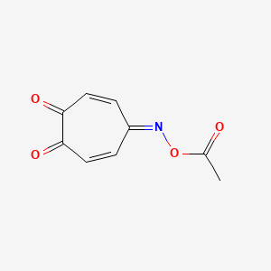 3,6-Cycloheptadiene-1,2,5-trione, 5-O-acetyloxime - 2297-69-0