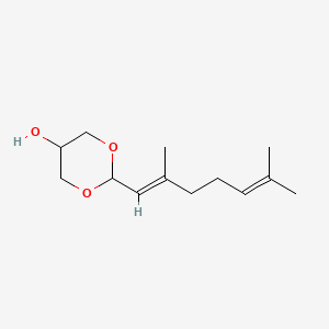 2-(2,6-Dimethylhepta-1,5-dienyl)-1,3-dioxan-5-ol - 4740-81-2