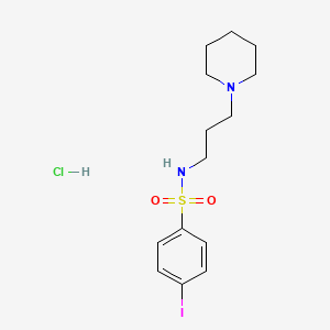 4-Iodo-N-(3-piperidin-1-YL-propyl)-benzenesulfonamide hydrochloride - 