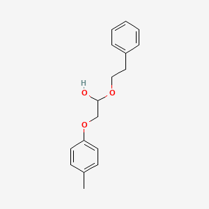 2-(4-Methylphenoxy)-1-(2-phenylethoxy)ethanol - 72987-59-8
