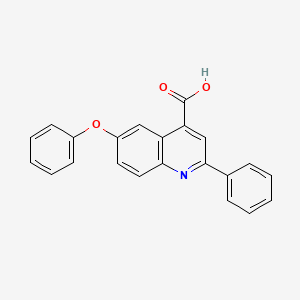 6-Phenoxy-2-phenylquinoline-4-carboxylic acid - 1160264-22-1