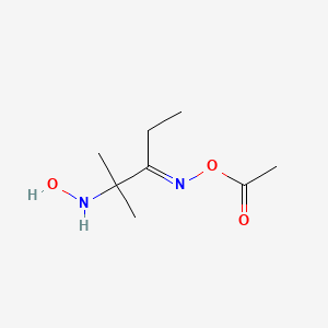 2-Hydroxyamino-2-methyl-3-pentanone oxime acetate - 