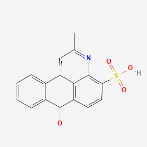 7H-Dibenz[f,ij]isoquinoline-4-sulfonic acid, 2-methyl-7-oxo- - 68239-60-1