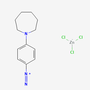 Benzenediazonium, 4-(hexahydro-1H-azepin-1-yl)-, trichlorozincate(1-) - 68025-48-9