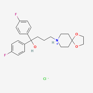 1,4-Dioxa-8-azaspiro(4.5)decane-8-butanol, alpha,alpha-bis(4-fluorophenyl)-, hydrochloride - 51787-76-9