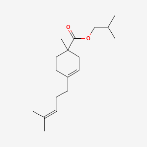 2-Methylpropyl 1-methyl-4-(4-methyl-3-pentenyl)cyclohex-3-ene-1-carboxylate - 72727-55-0