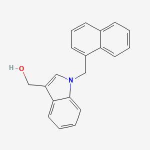 (1-Naphthalen-1-ylmethyl-1H-indol-3-yl)-methanol - 