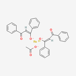 (Acetato-O)bis(1,3-diphenylpropane-1,3-dionato-O,O')ruthenium - 68413-69-4
