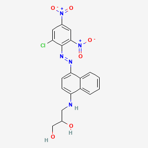 3-[[4-[(2-Chloro-4,6-dinitrophenyl)azo]naphthyl]amino]propane-1,2-diol - 69828-87-1