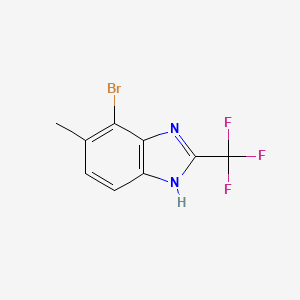 Benzimidazole, 4-bromo-5-methyl-2-(trifluoromethyl)- - 89427-04-3